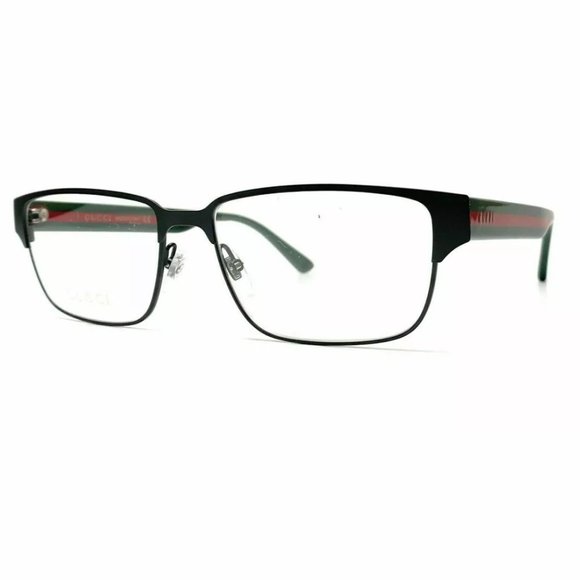 Gucci Men's Black Green Eyeglasses!